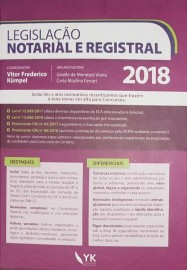 Legislao Notarial e Registral. 2018 (Portugus) Capa dura Vitor Frederico Kmpel 8568215262