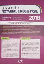 Legisla��o Notarial e Registral. 2018 (Portugu�s) Capa dura Vitor Frederico K�mpel 8568215262